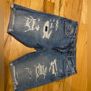 American Eagle Blue Jean Shorts